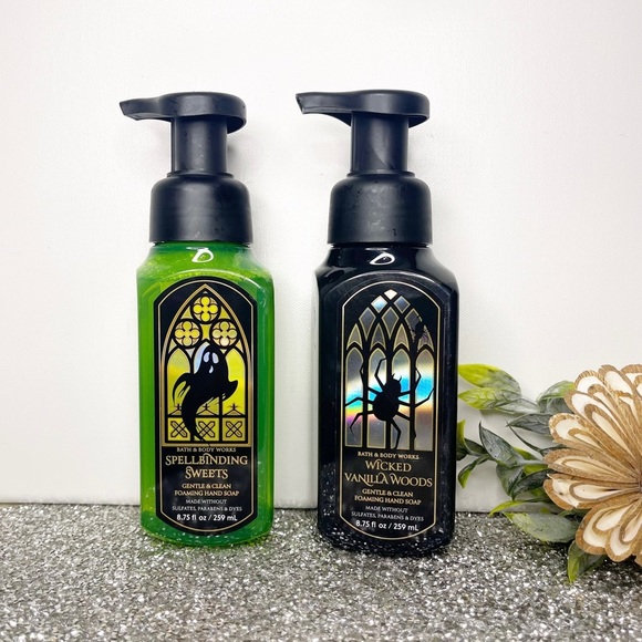 Bath & Body Works Other - Bath & Body Works Halloween Hand Soaps Wicked Vanilla Woods & Spellbinding Sweet
